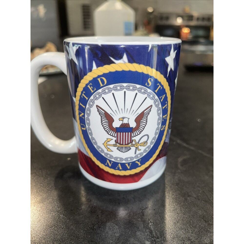 United States Navy Coffee Cup Mug Military Gift Collectible